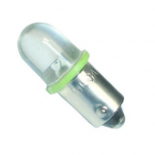 Лампа BA9s (led) зеленая