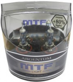 Лампы MTF Argentum H8 (35) (+80% яркости) (4000К) 2шт.