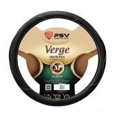 Оплетка на руль черная PSV Verge Fiber "М"