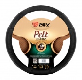 Оплетка на руль черная PSV Pelt "М"