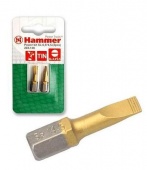 Набор бит  2пр. SL-1,2х6,5 25мм, Hammer