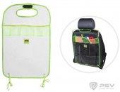 Защита спинки переднего сидения Little Car зеленая (органайзер)