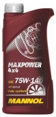 Масло GL-5  75W140 Mannol, 1л