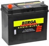 Аккумулятор  45Ач пр. Berga Basicblock (узкие клеммы) 238х129х227 B00