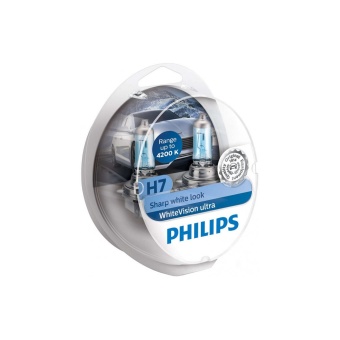 Лампы Philips H7 (55) (4200К) White Vision 2шт.