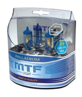 Лампы MTF Palladium H4 (60/55) (5500К) 2шт.