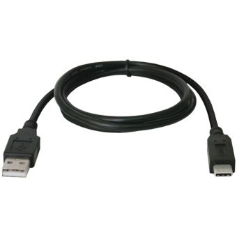 Кабель USB - type C черный 2,0А 1,0м T32