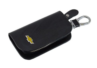 Ключница с логотипом Chevrolet кожа черная 123