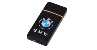 Зажигалка электронная AB222 черная BMW