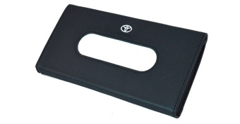 Диспенсор для салфеток Toyota черный на солнцезащитный козырек тонкий