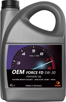 Масло OEM Force  5W30 Expert, 1л син.