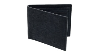 Бумажник 12х9,5х1см, черный 055-1