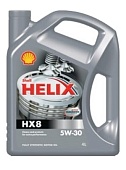 Масло Shell  5W30 SN/CF Helix HX8, 4л син.