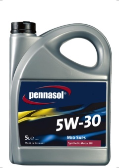 Масло Pennasol  5W30 SN Mid Saps, 5л син.