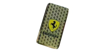 Зажигалка электронная S03-1 золотистая Ferrari