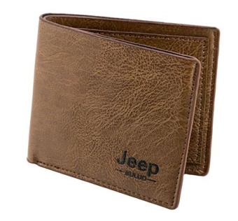 Бумажник 12х10х2см, светло-коричневый Jeep 612
